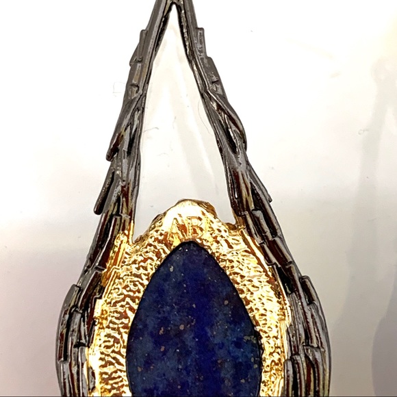 ALEXIS BITTAR MALDIVIAN Nest Lapis feather Earring - Picture 8 of 13